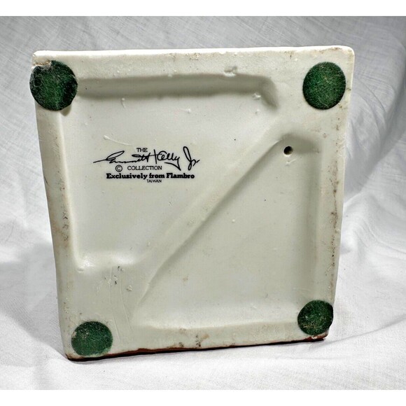 VINTAGE Emmett Kelly Jr Collection - Flambro Sitting Clown Brick Wall Bookend 7" - Picture 7 of 9